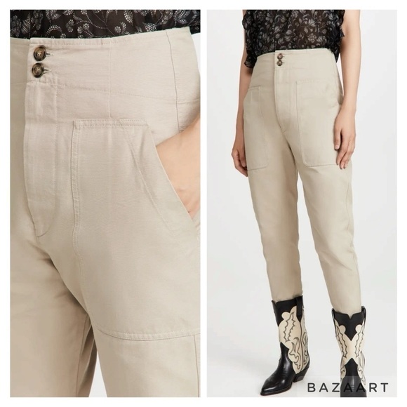 NWT Isabel Marant Etoile Pralunia Pants Sz 38 EU - Picture 3 of 16